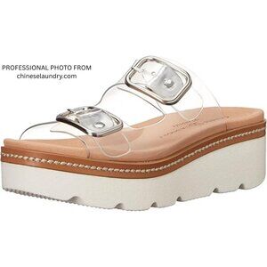 Chinese Laundry LA women's Surfs Up Wedge Sandal size 9.5 Summer Vacation